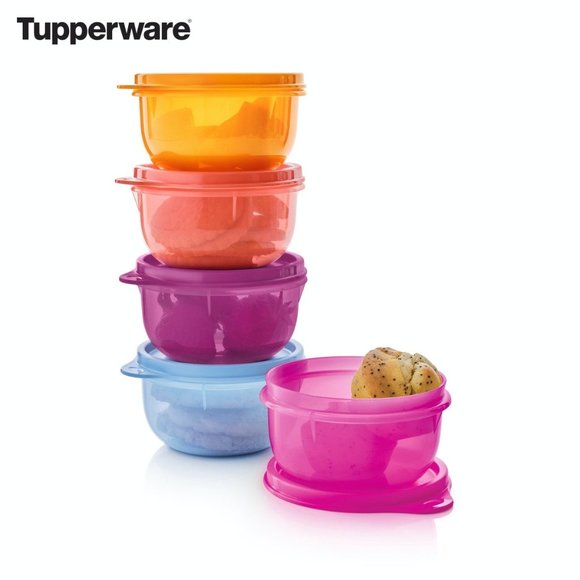 NEW Tupperware Ideal Lit'l Bowls Set of 5 - Picture 1 of 1